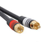 A/V CABLE, 3.5MM(F)/2 RCA(M),6INCH