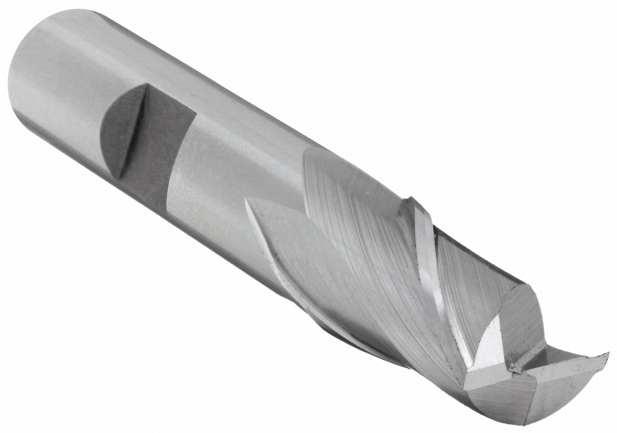 SQUARE END MILL, BRIGHT/UNCOATED FINISH, CENTRE CUTTING, 2 FLUTES, 1MM MILLING DIA