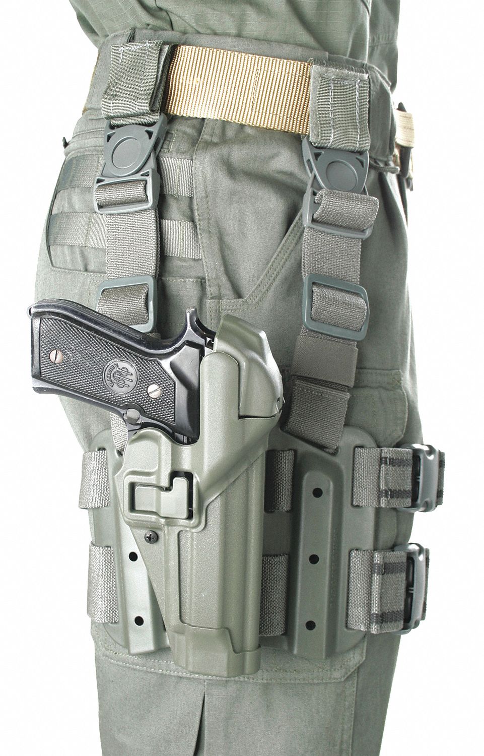 BLACKHAWK Serpa Tactical Holster, RH, Beretta 14X403430604FGR