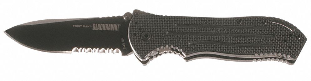 Folding Knife, Serrated,