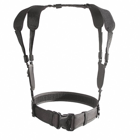 BlackHawk 44H001BK Ergonomic Duty Belt Harness Small-Medium Black Authentic 