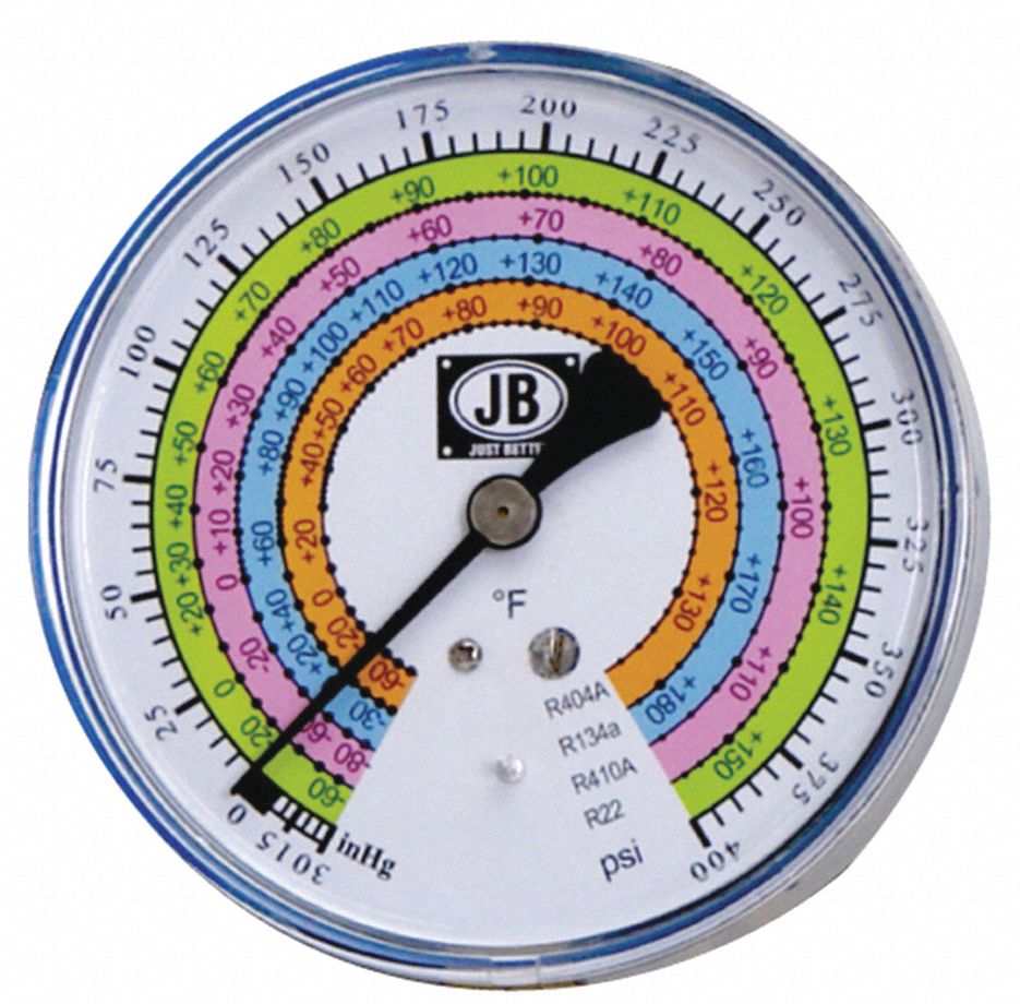 PRESSURE GAUGE,4 IN,HIGH SIDE