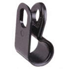 CABLE CLAMP,3/8 IN,BLACK,PK 100