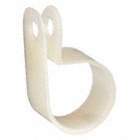 CABLE CLAMP,3/4 IN,WHITE,PK100