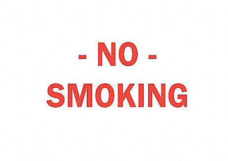 SIGN NO SMOKING N/H 7X10