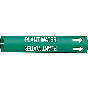 PIPEMARKER 47931 PLANT WATER