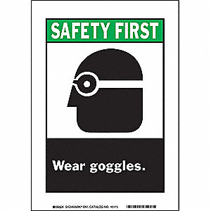 SIGN SAFETY FIRST 10X7