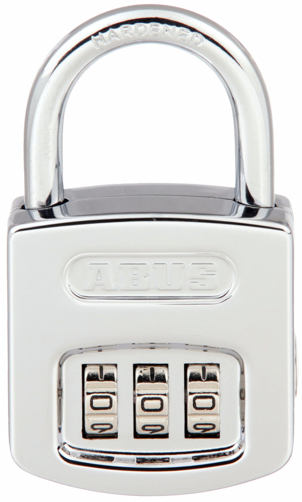 COMBINATION PADLOCK,FRONT,BLACK/SILVER