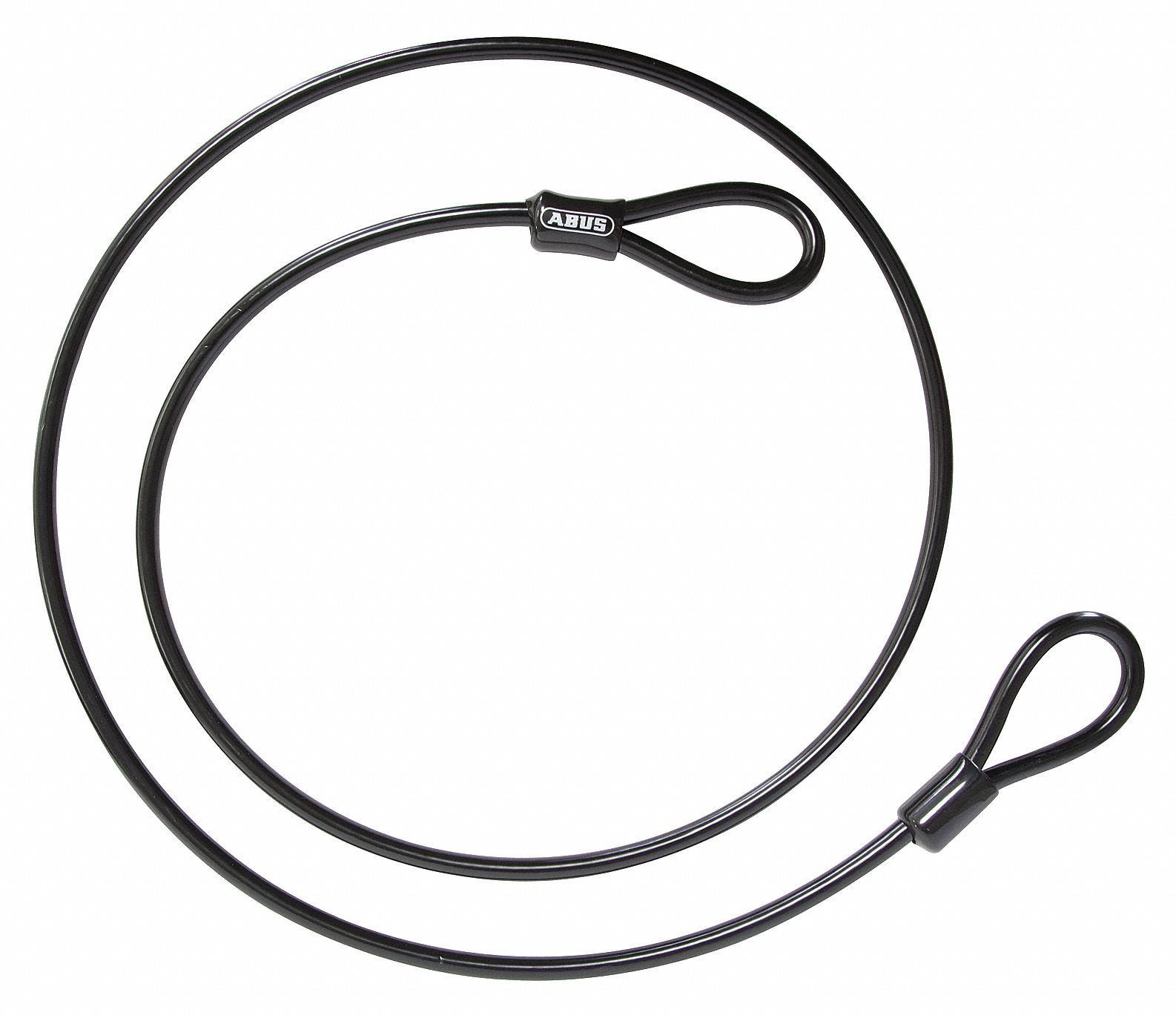 NON-COILED SECURITY CABLE,5/16 IN,8 FT