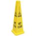Caution: Wet Floor Safety Cone Signs