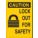 CAUTION SIGN,14 X 10IN,BK/YEL,ENG,SURF
