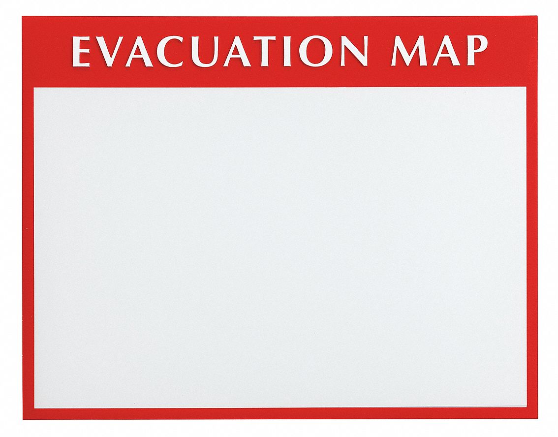 14Z516 - Evacuation Map Holder 13-1/2 H