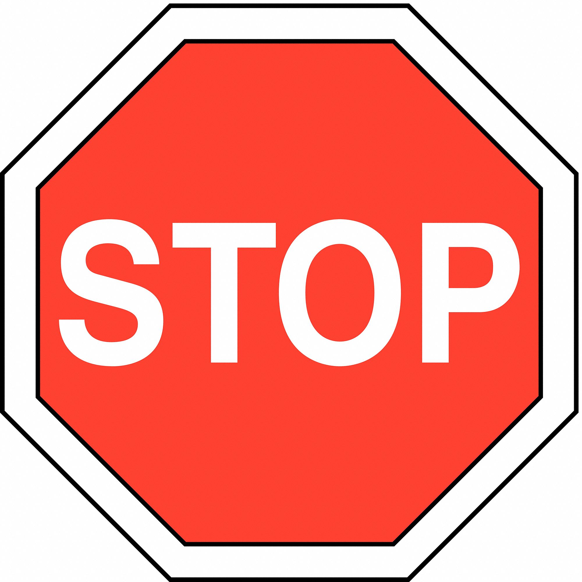 SIGNE 18X18 ARRET REFLECHISSANT