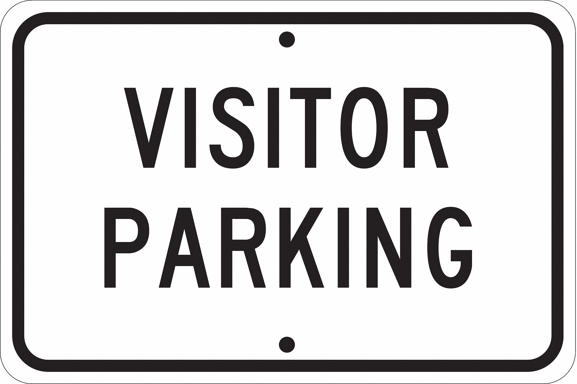 Visitor Parking Sign, 12" x 18"
