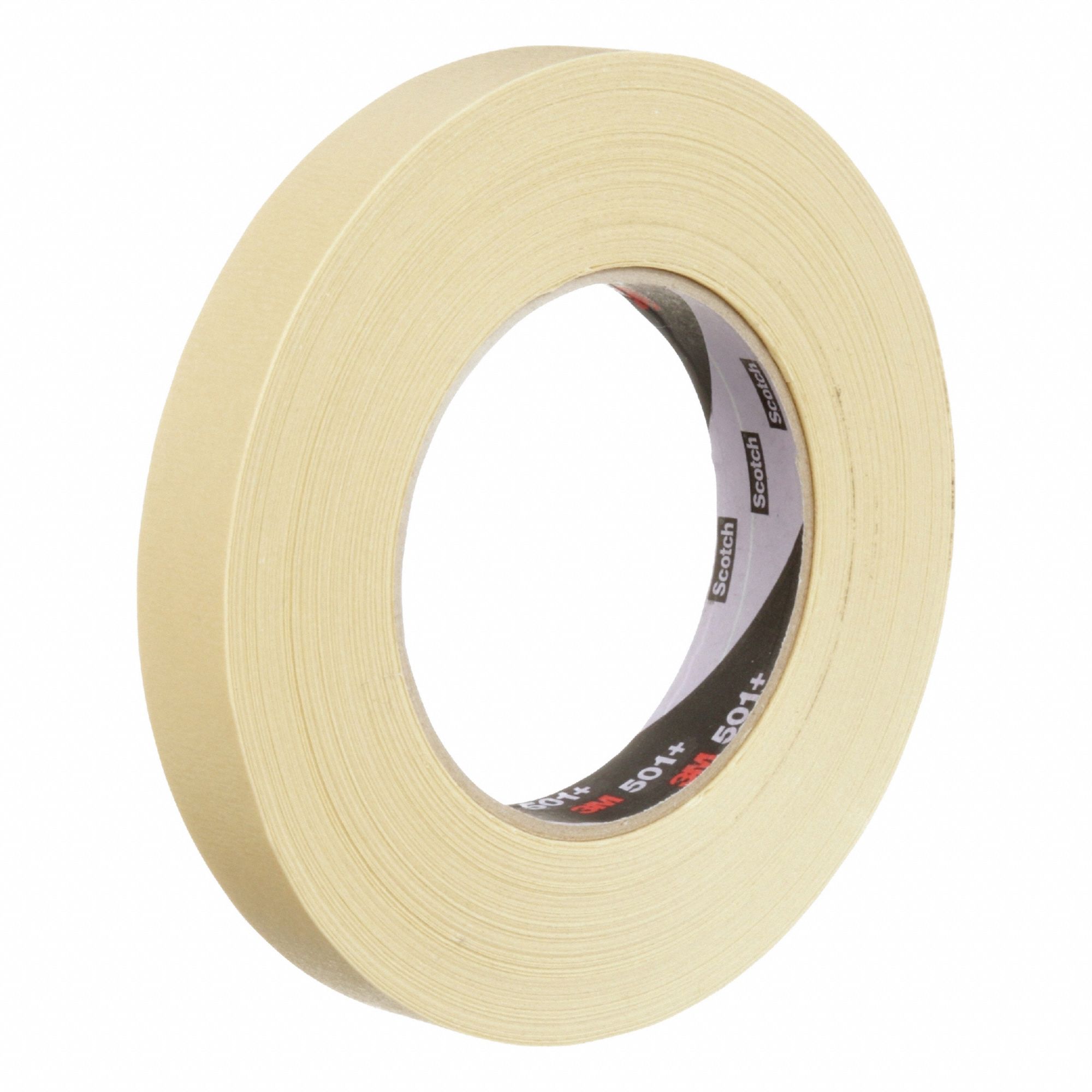 Painter's Tape: 11/16 in Wd, 60 yd Lg, 7.3 mil Thick, Tan, Crepe Paper, Rubber, Indoor, 48 PK