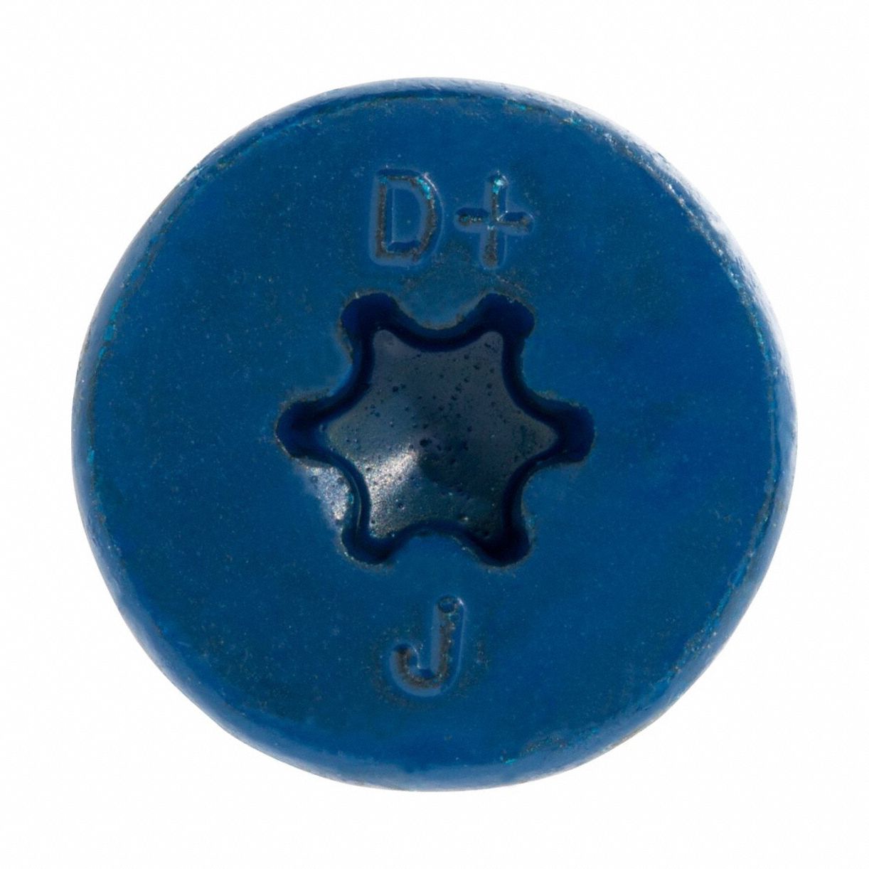 Concrete Anchor Screw: 6 in Overall Lg, 3/16 in Dia, Steel, Zinc-Plated, Torx, Flat, 100 PK