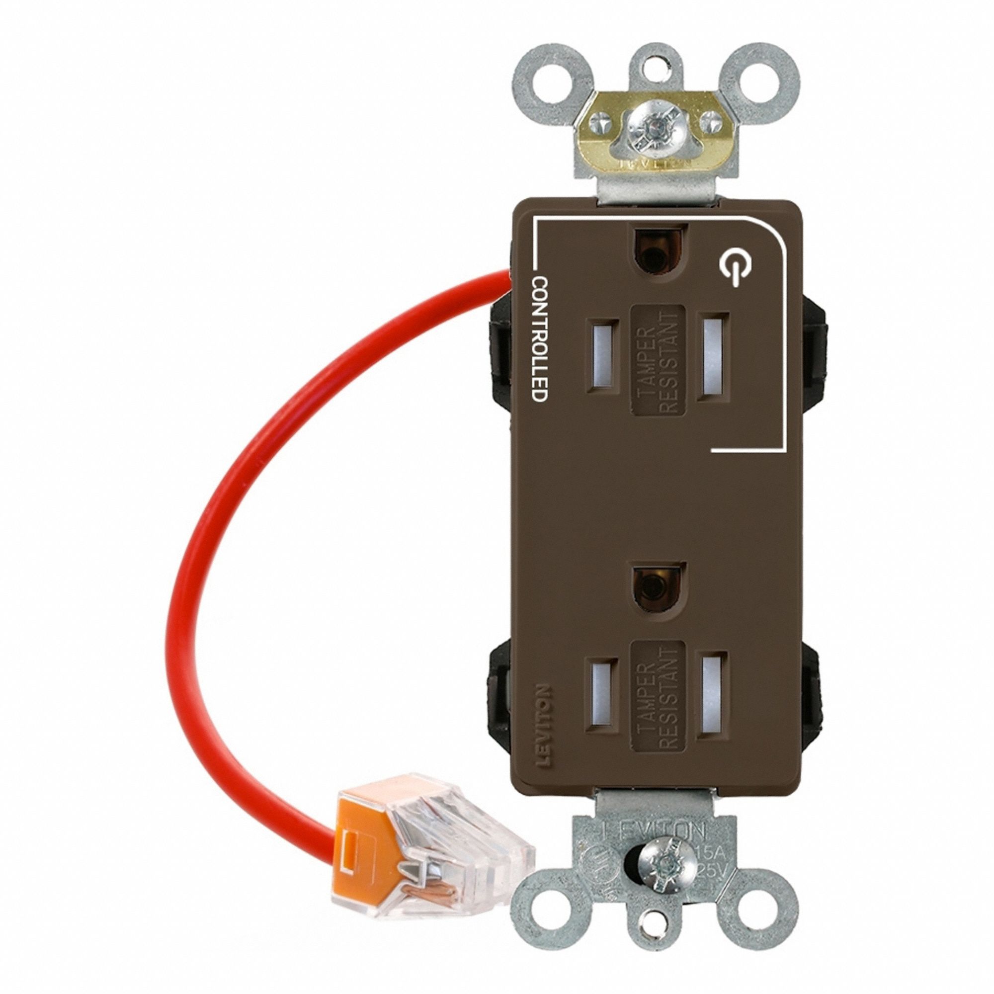 Lev-Lok Dup 15A 125V TR 1MCtrl Brn