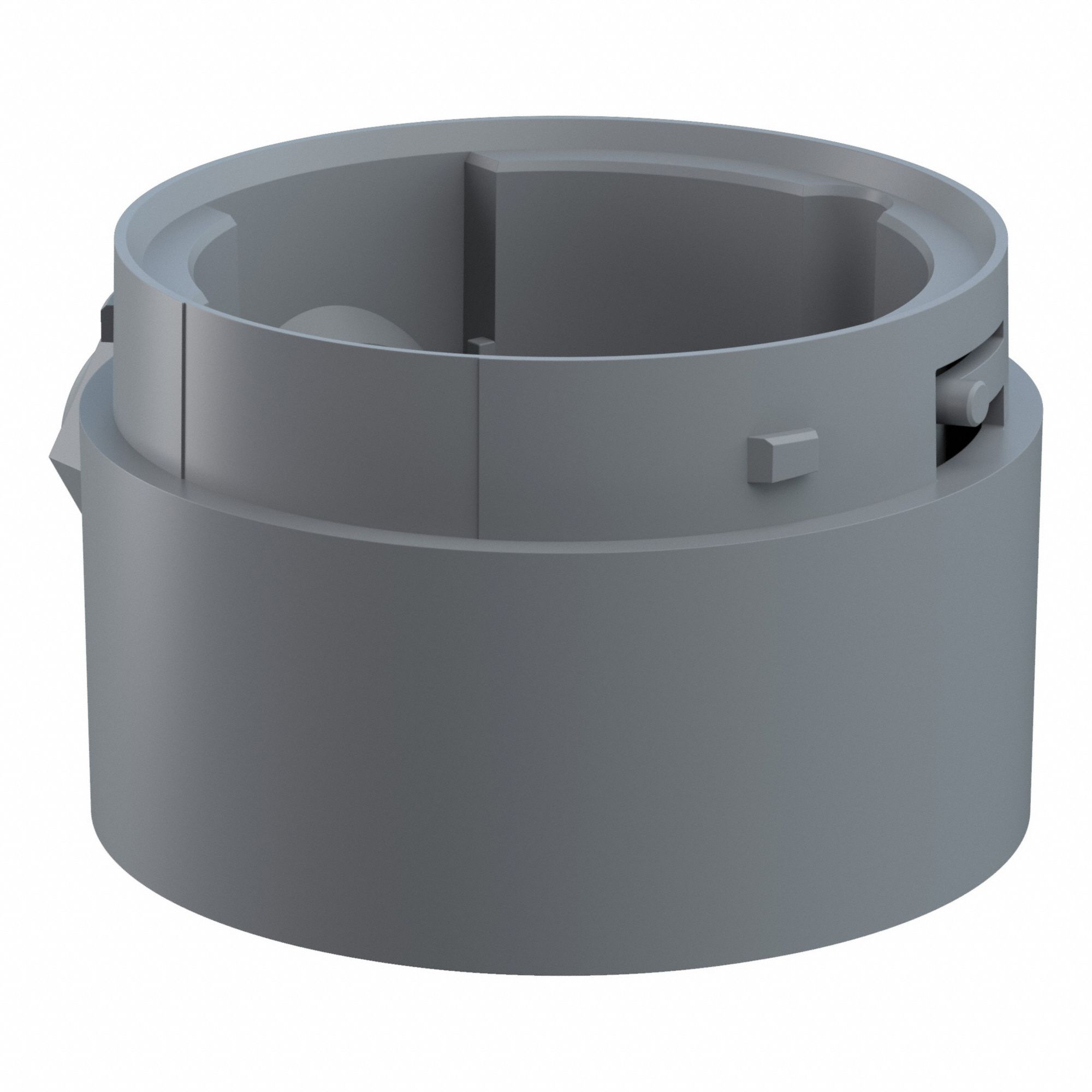 Adapter: EvoSIGNAL Series, Gray, 85 mm Overall Wd, 85 mm Overall Lg, 53 mm Overall Dp