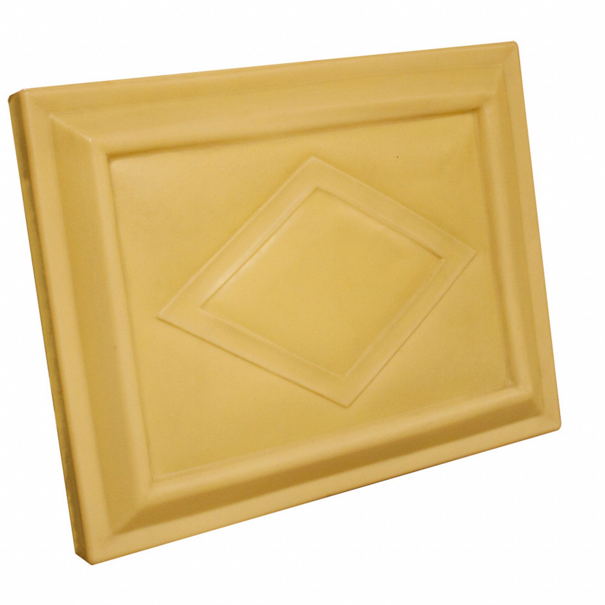 Lid: 51 1/2 in x 47 1/4 in, Yellow, 31DM77, 1505-YE