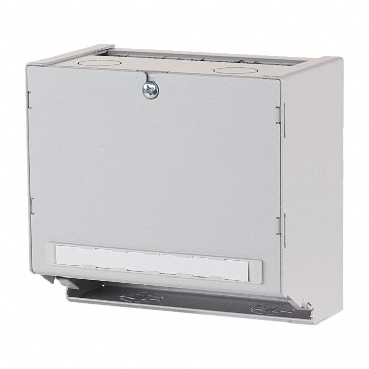 Fiber Optic Housing: Rail, Steel, Fiber Optic, Equipped