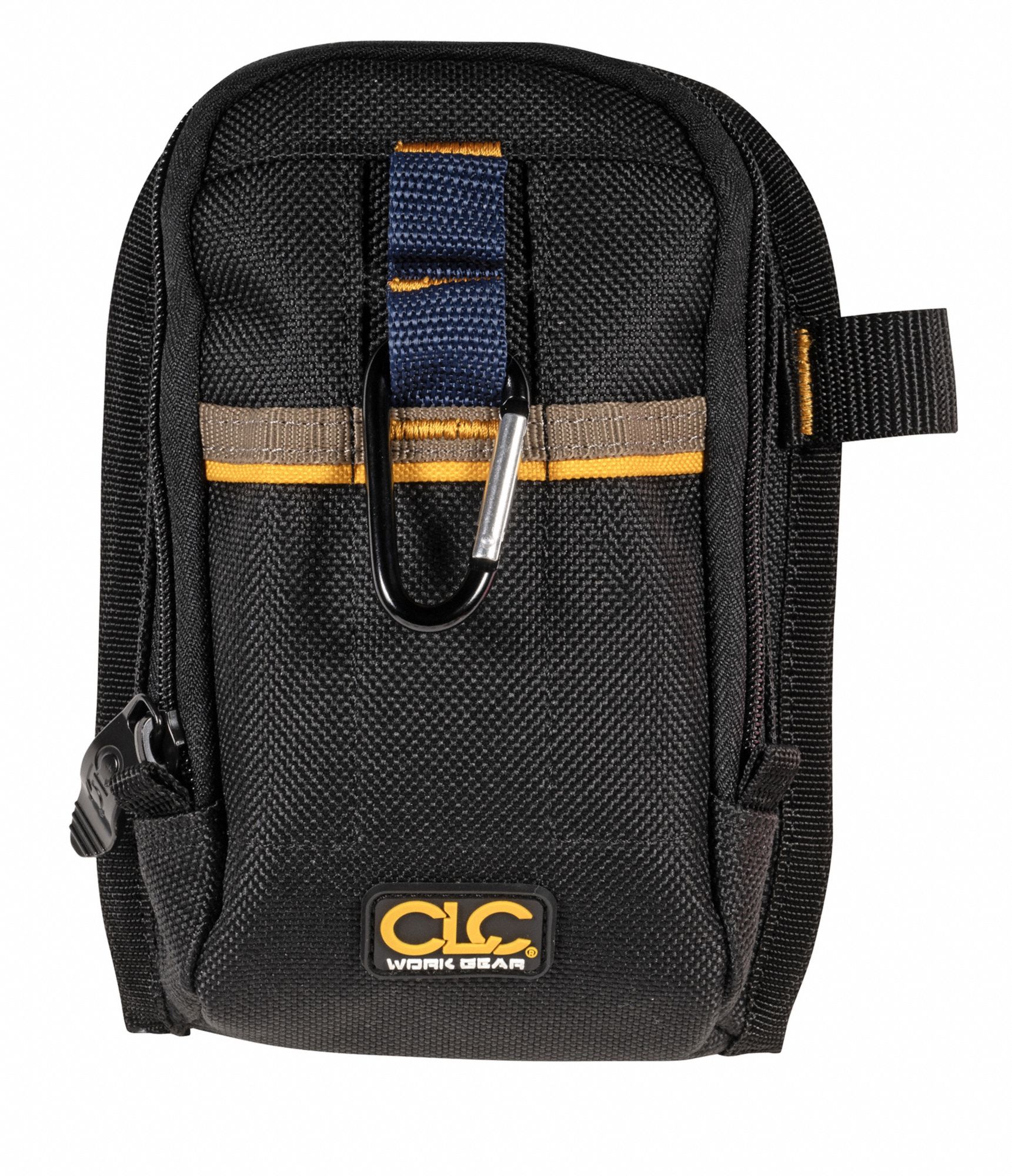 Tool Pouch: For 2 in Belt Wd - Max, 9 Pockets, Black