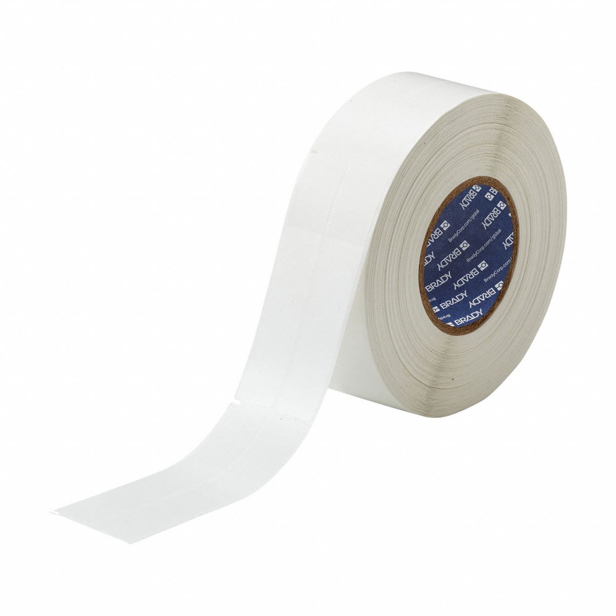 Pre-Cut Label Stock Roll: Rectangle, 5 1/2 in x 1 in, 1 in, Cryogenic Autoclavable Polyester, White