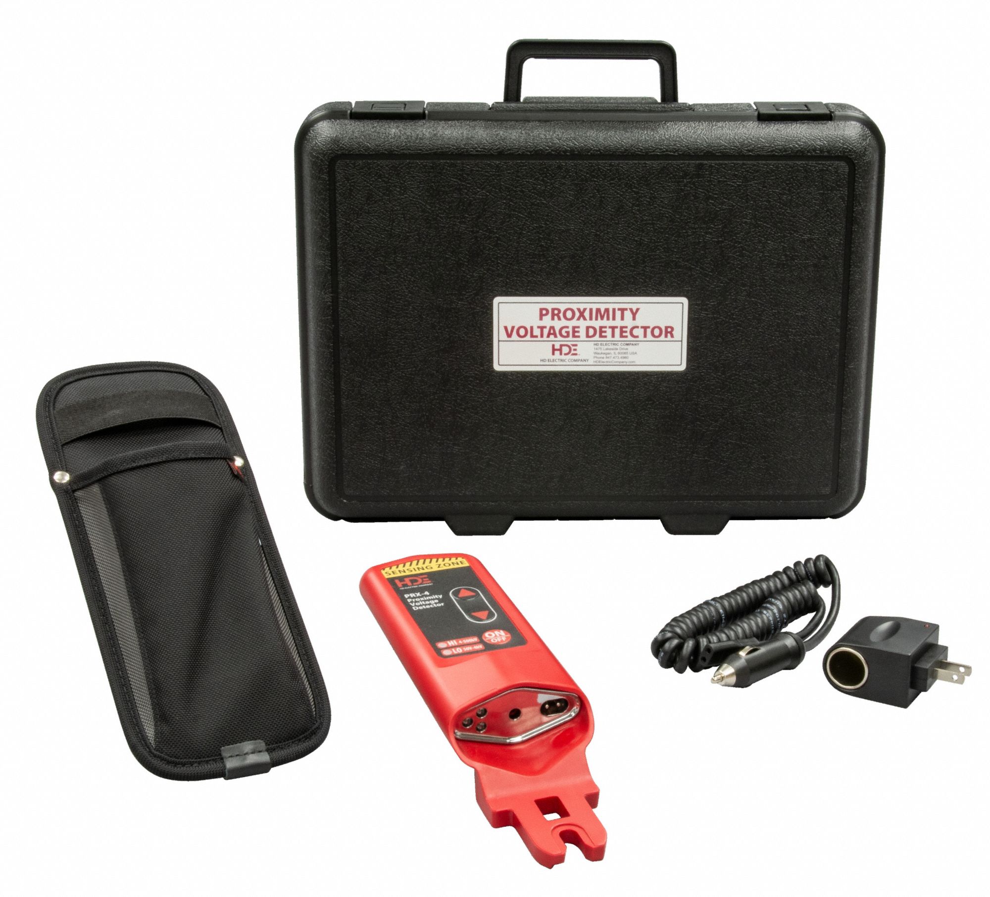 Hot Stick-Compatible High-Voltage Detector: 50 kV to 500 kV, 25 to 400 Hz, Audible/Light