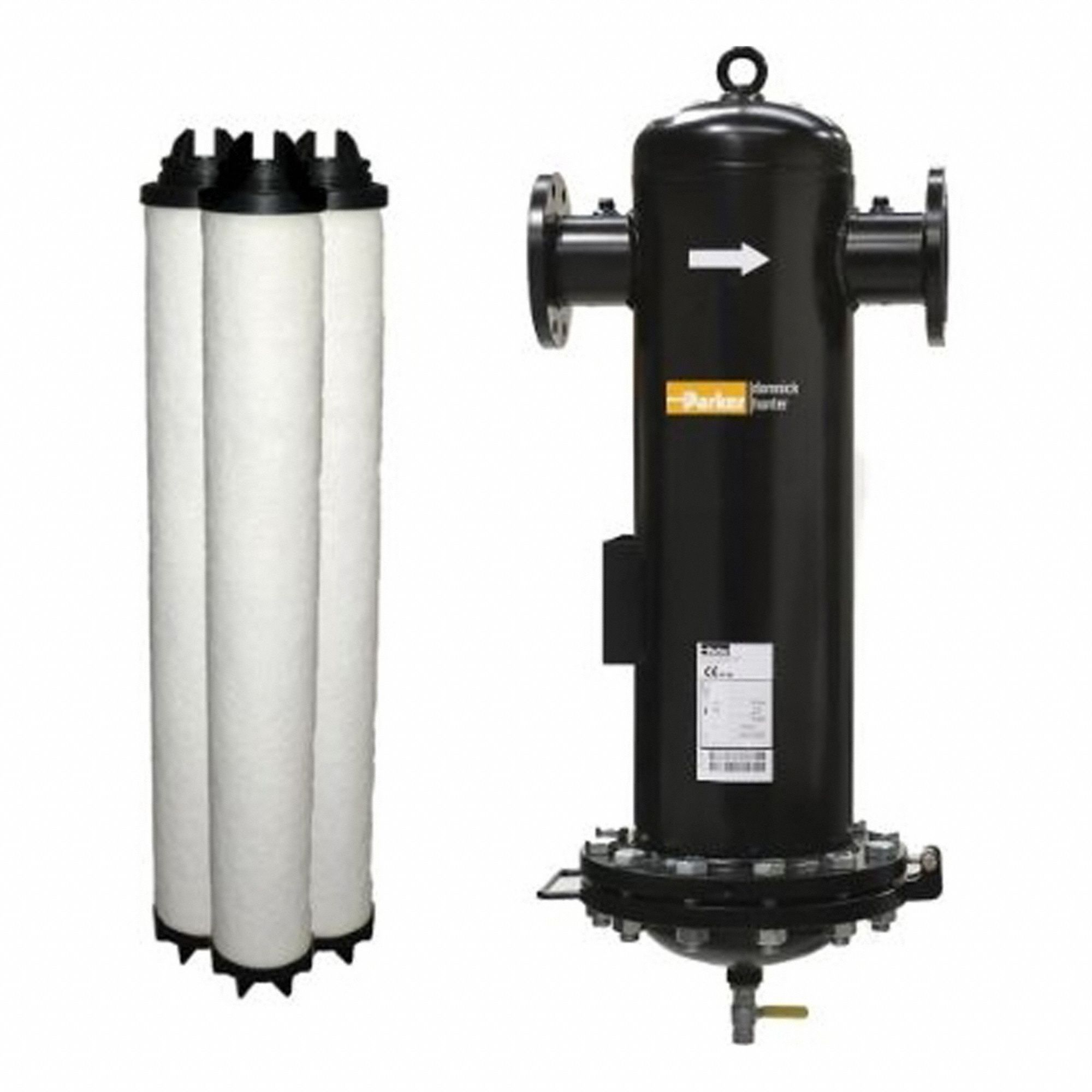 Replacement Filter Element: Coalescing, 1 micron, Borosilicate Glass Nanofibre