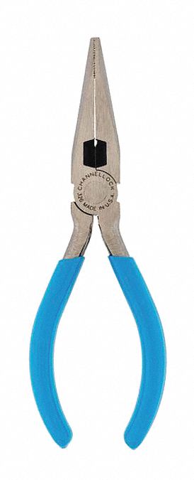 Plier, Long Nose, Side Cutter, 6"