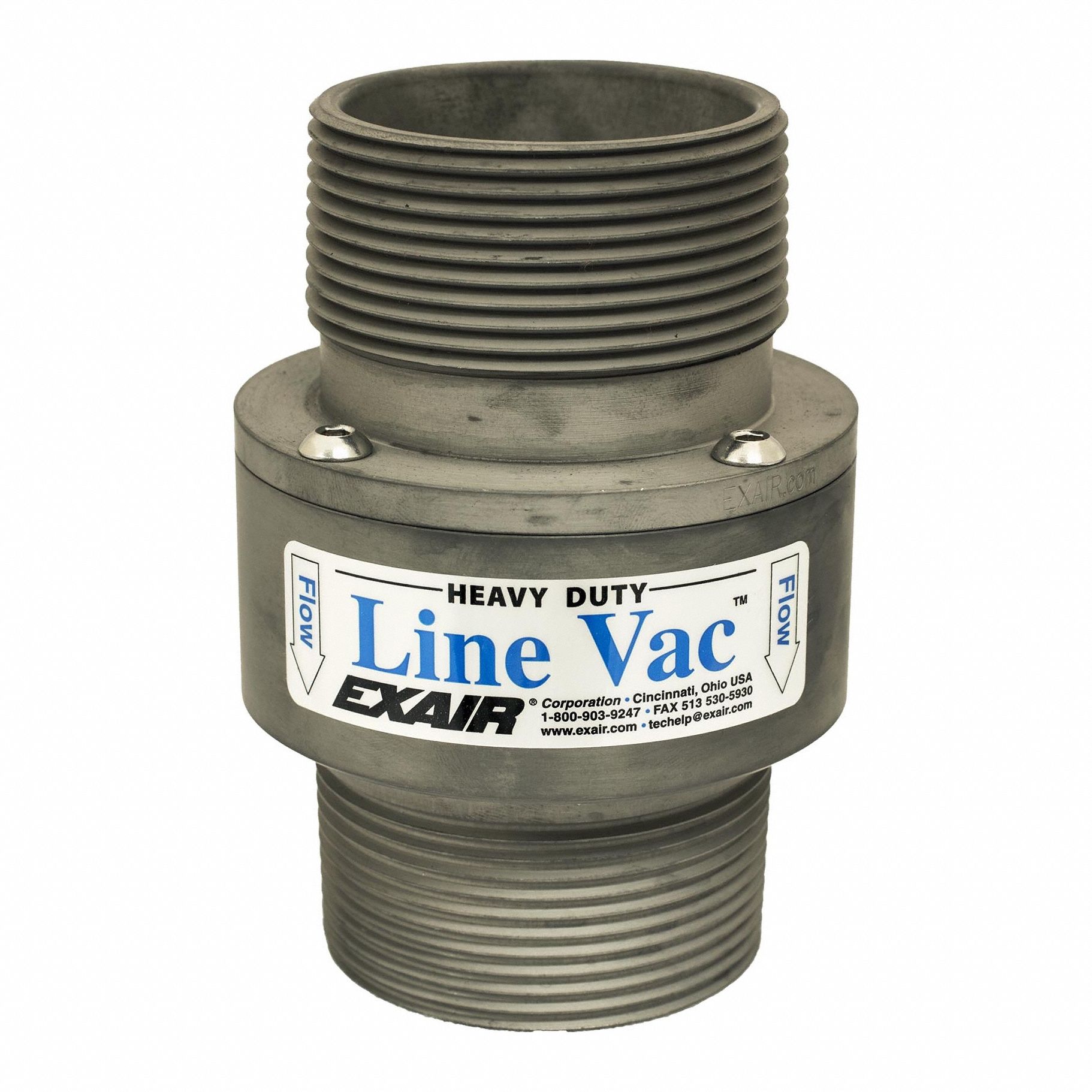 EXAIR, For 2 1/2 in Hose I.D., 2 1/4 in Vacuum ID, Vacuum Conveyor ...