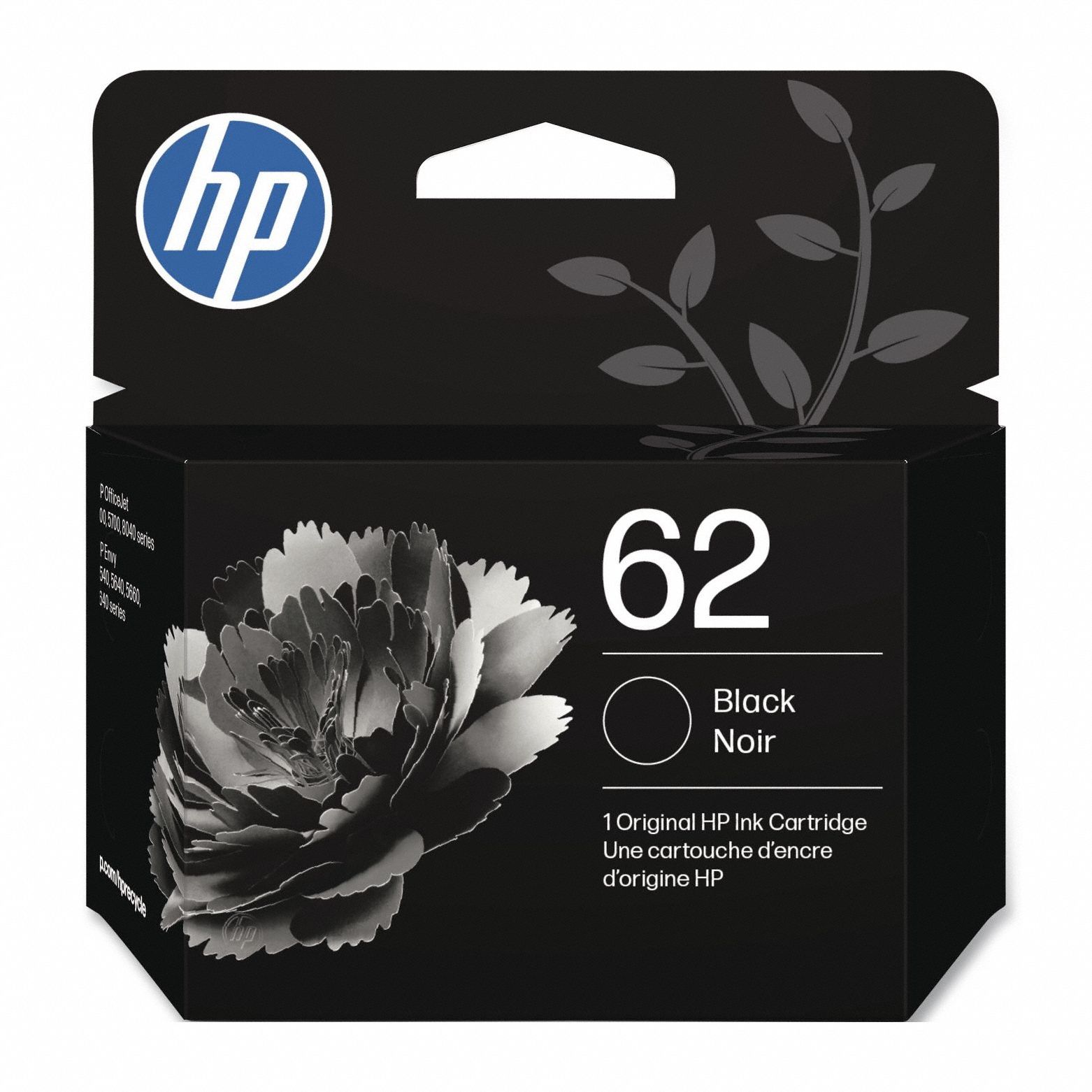 Ink Cartridge: 62, Black, Black