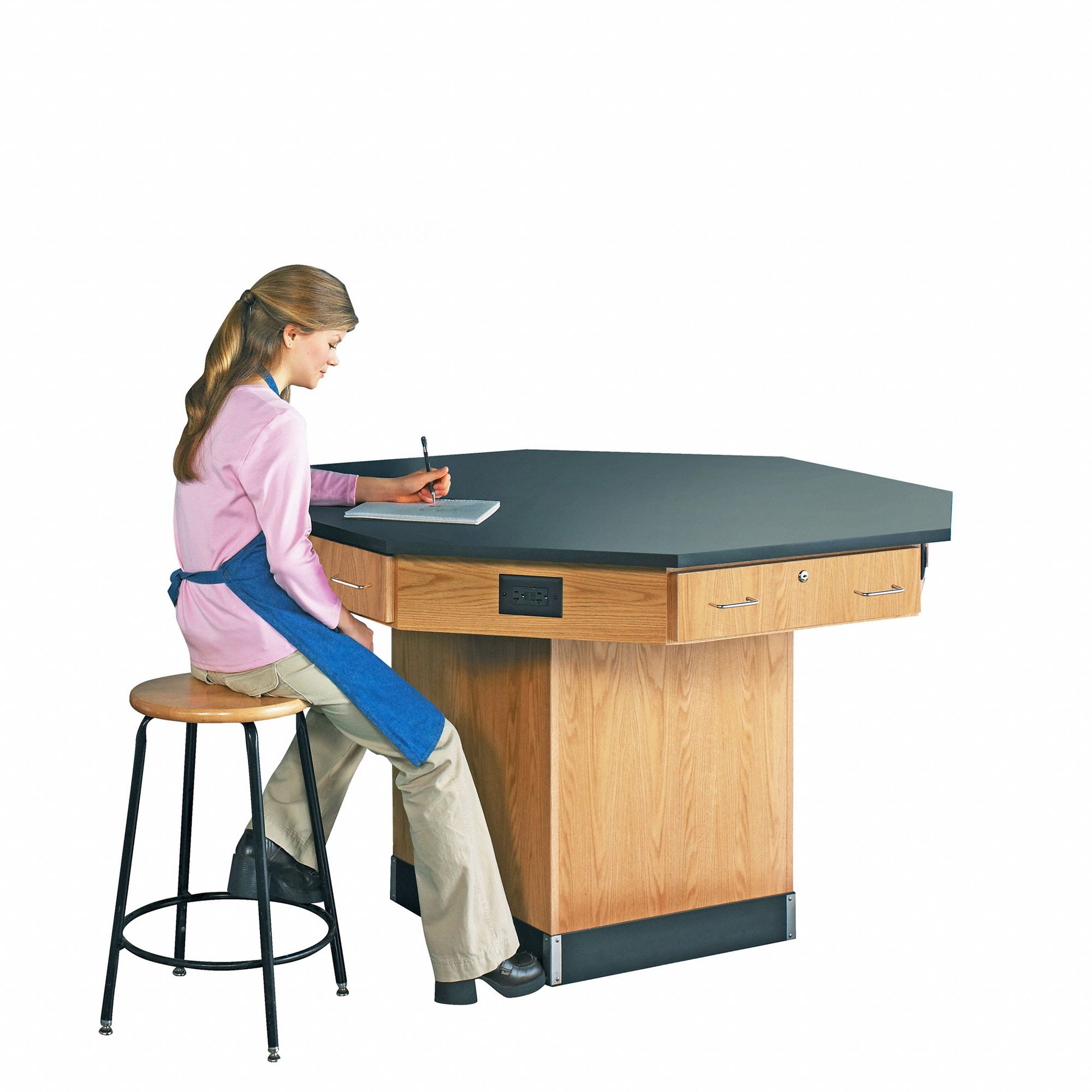 Octagon Workstation, 36 in Overall L.