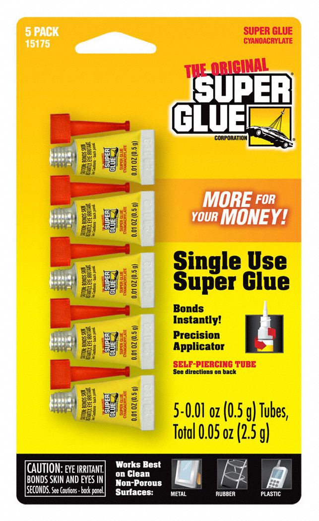 SUPER GLUE, Original Gel, Gen Purpose, Instant Adhesive - 3EHR1