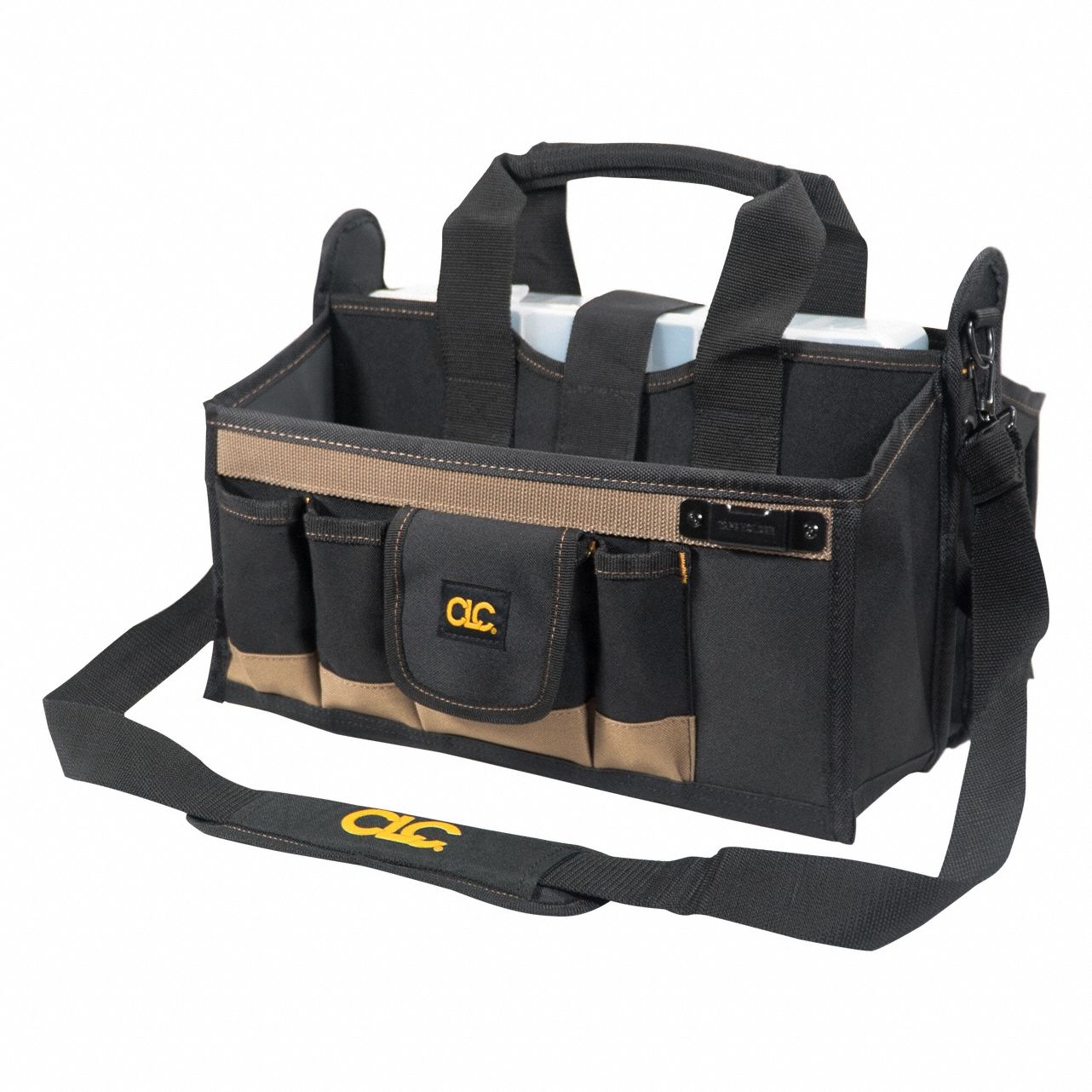 CLC, 16 in W x 9 in D x 9 in H, Black, Tool Bag - 60UJ58|1529
