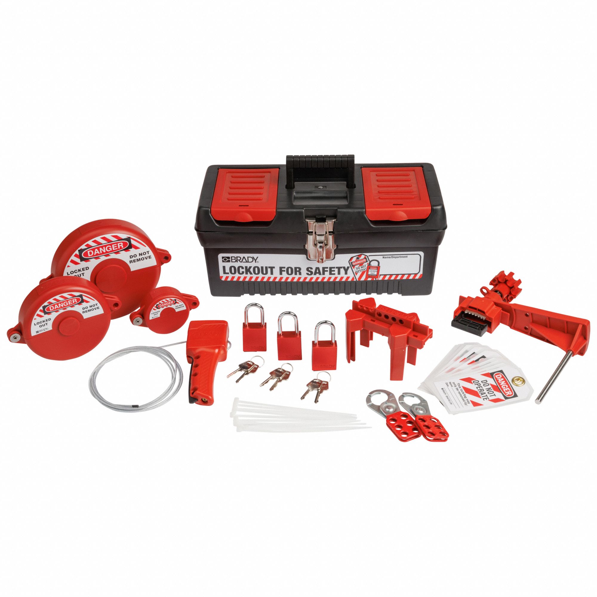 Valve Lockout Kit: Keyed Different Padlocks