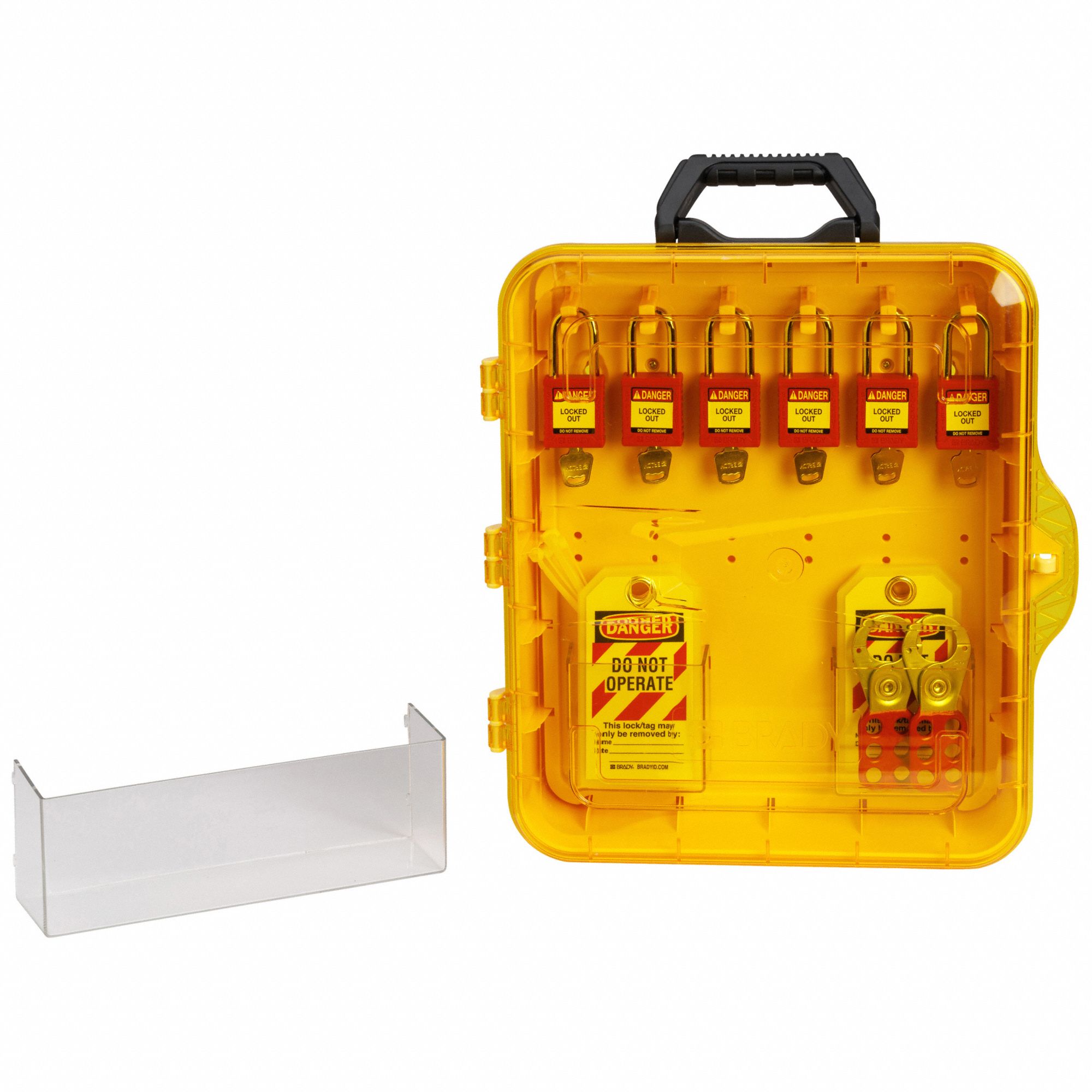 Lockout Station: 24 Components Included, Lockout Station, Keyed Alike Padlocks