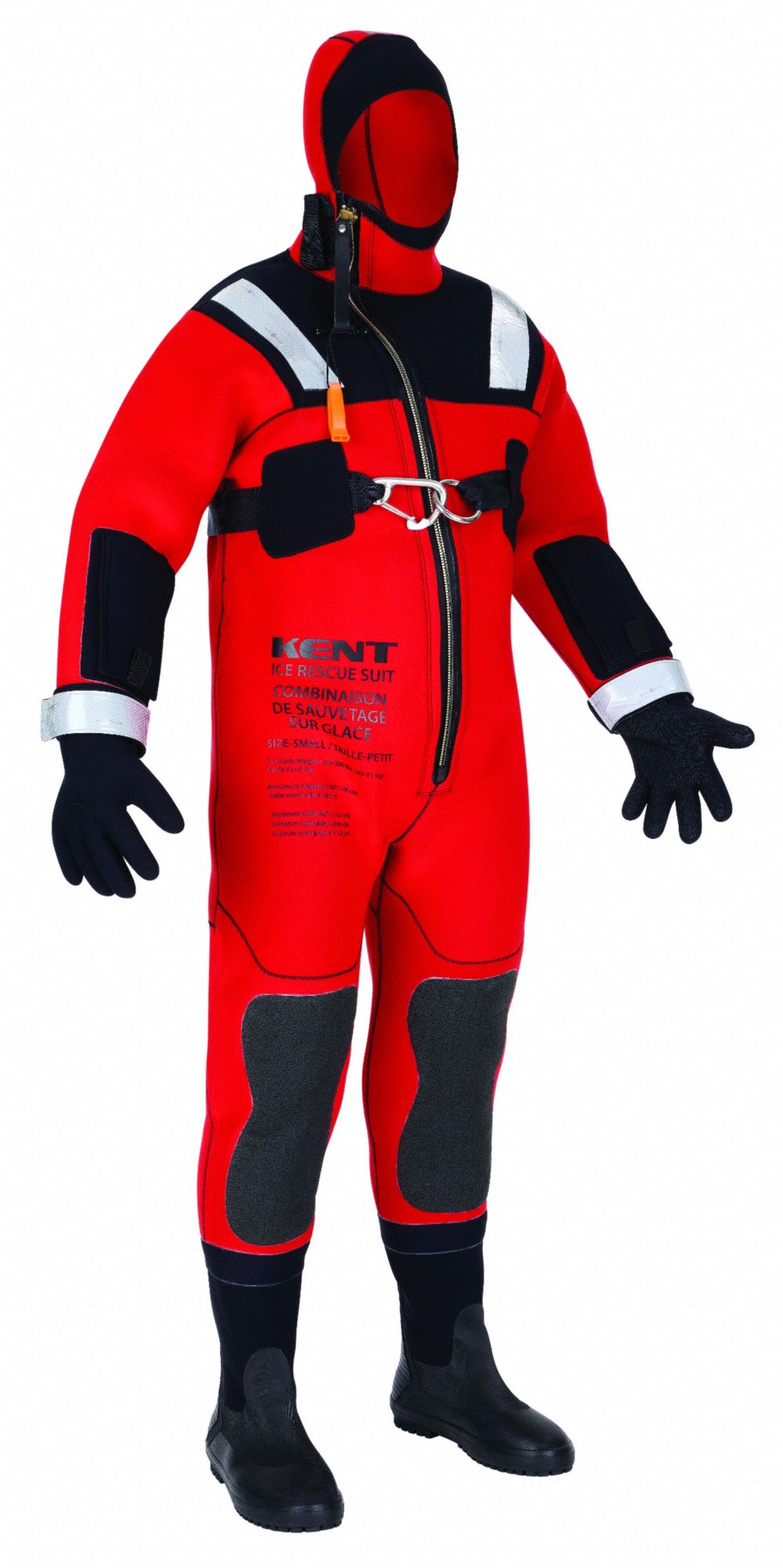 Immersion Suit: Neoprene, Orange/Black, Oversize Suit Size, 153902-200-005-25