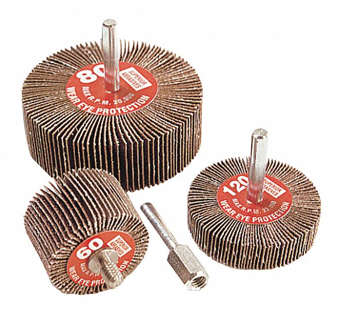 Flap Wheel Mtd 2x1x1/4 A/O Grit 40