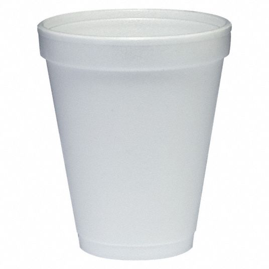 DART, 10 oz Capacity, White, Disposable Hot Cup - 23UA57|10J10 - Grainger