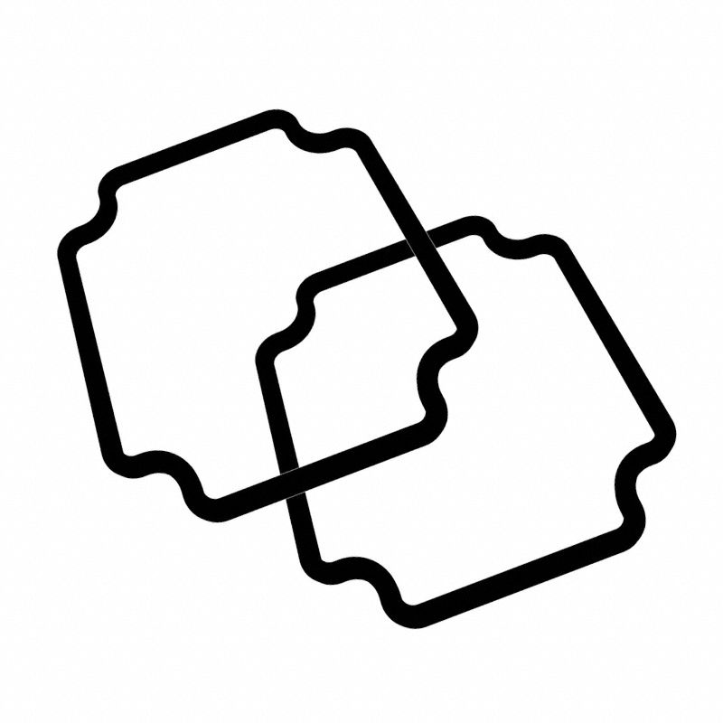Electrical Enclosures: Repl Gasket, Temp Rating of -40°C to 150°C, Silicone