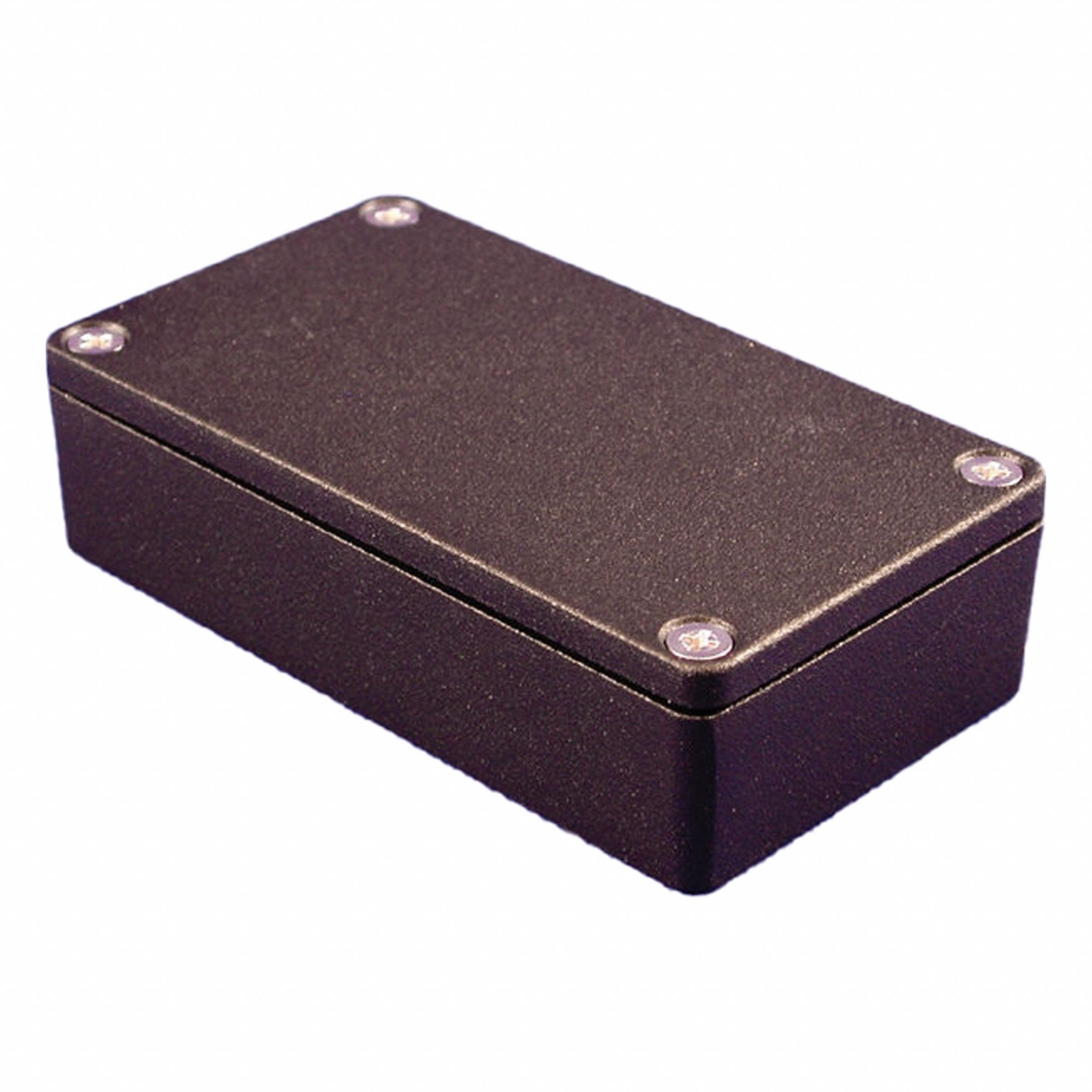 Enclosure: Die-Cast Aluminum, 4 in x 2 in x 1 in, NEMA 1/12/13/4/4X, Solid Cover, Screw On