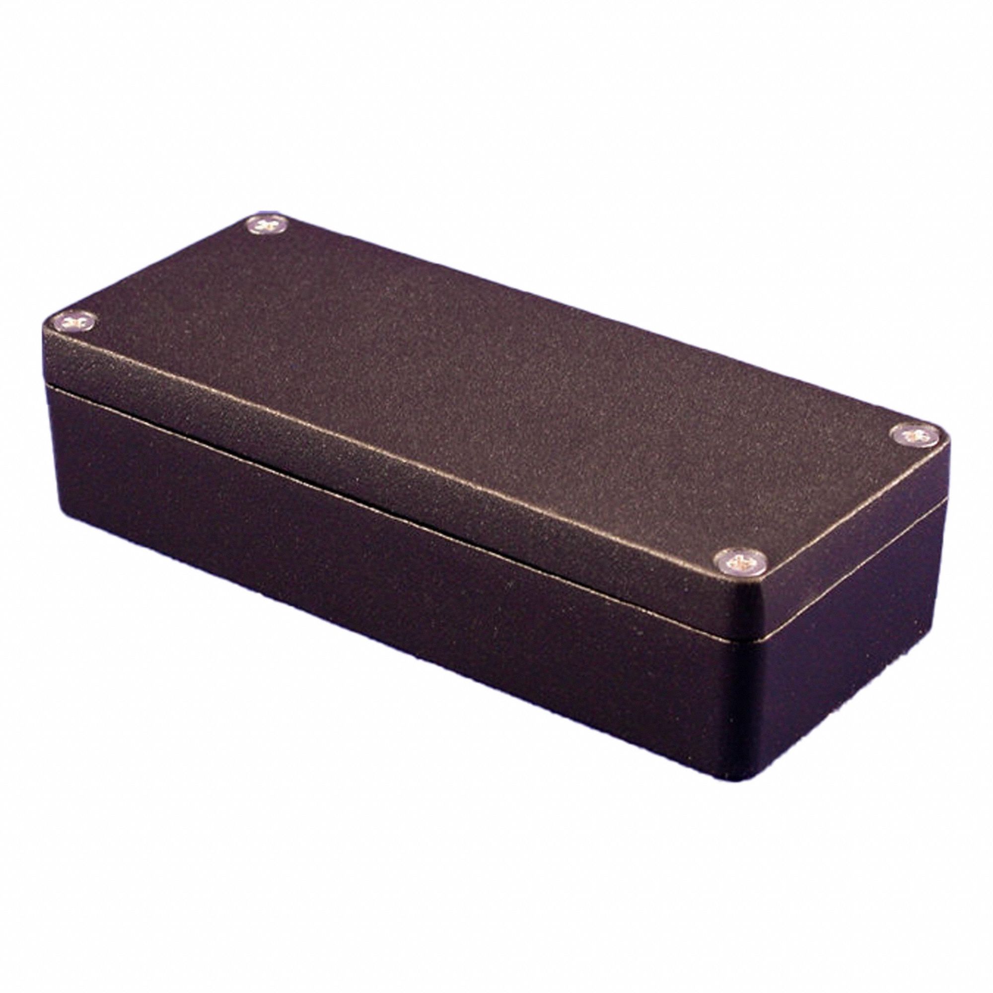 Enclosure: Die-Cast Aluminum, 5 in x 2 in x 1 in, NEMA 1/12/13/4/4X, Solid Cover, Screw On