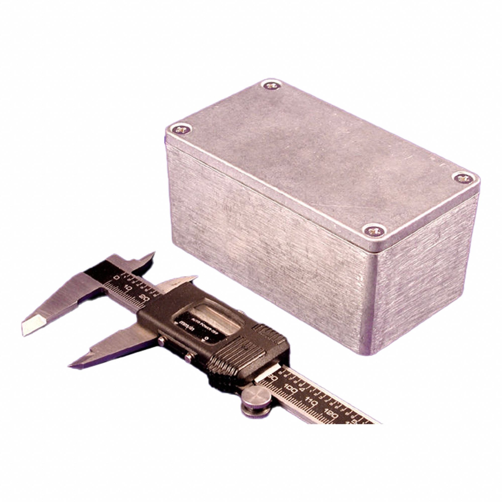 Enclosure: Die-Cast Aluminum, 4 in x 2 in x 2 in, NEMA 1/12/13/4/4X, Solid Cover, Screw On