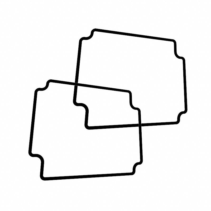 Electrical Enclosures: Repl Gasket, Temp Rating of -40°C to 150°C, Silicone