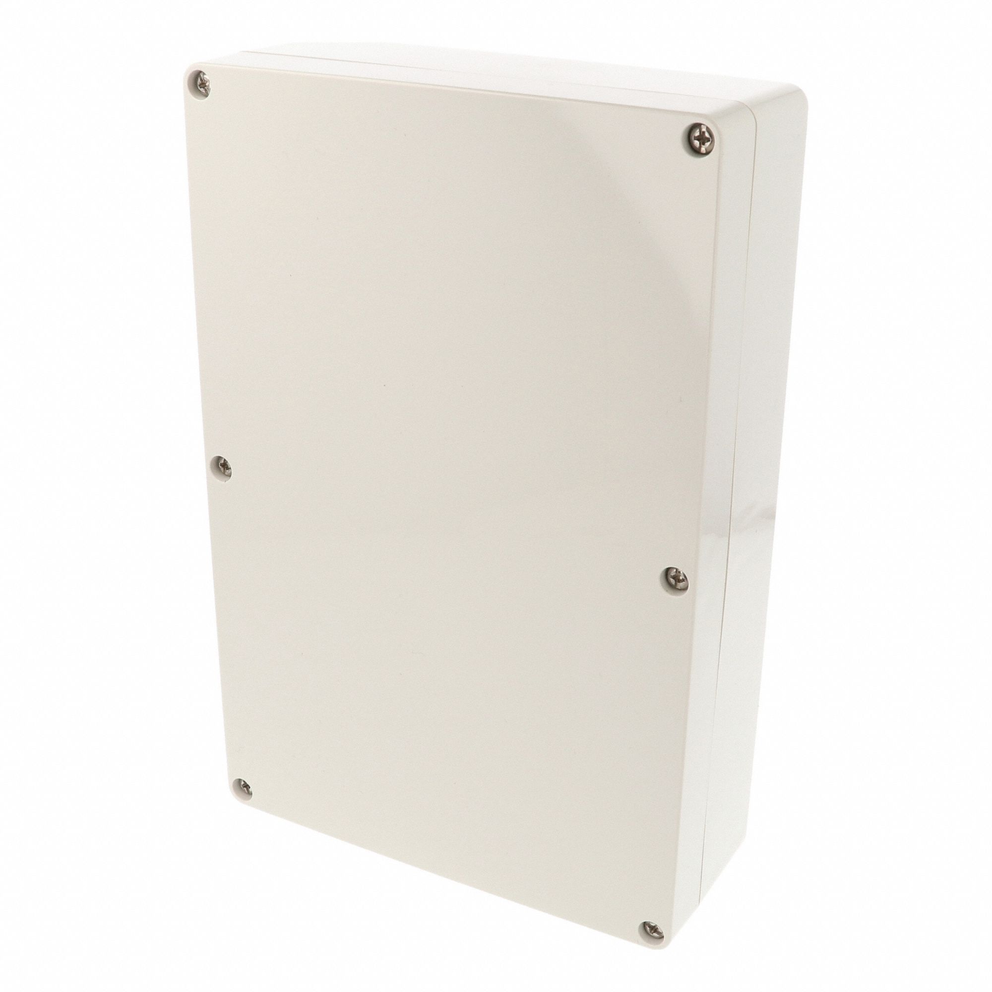 Enclosure: ABS, 9 in x 6 in x 2 in, NEMA 12/13/4/4X/6/6P, Screw On, Solid Cover