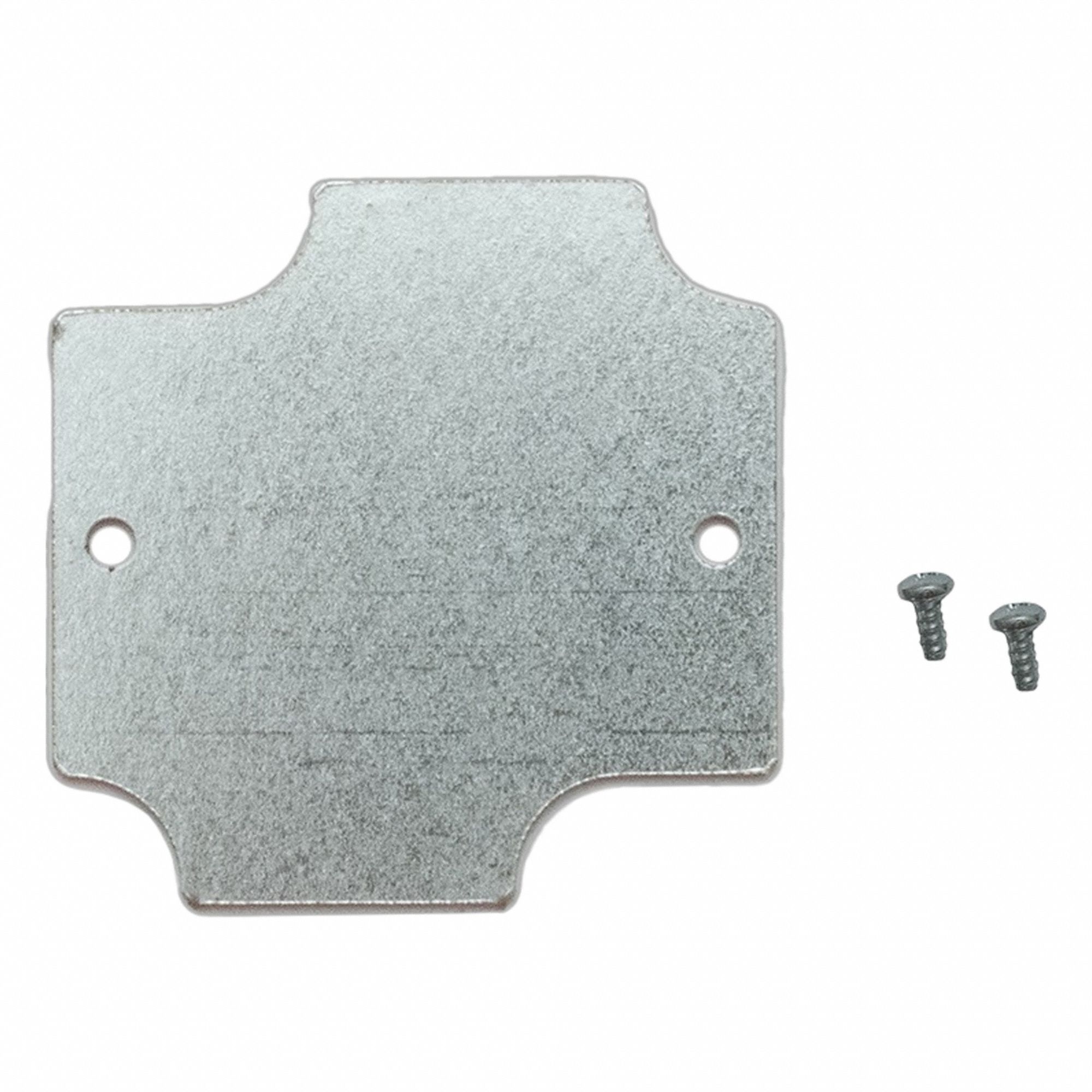 Inner Panel: Back Panel Panel, 2.13 in Overall Ht, 2.13 in Overall Wd, Steel, Galvanized