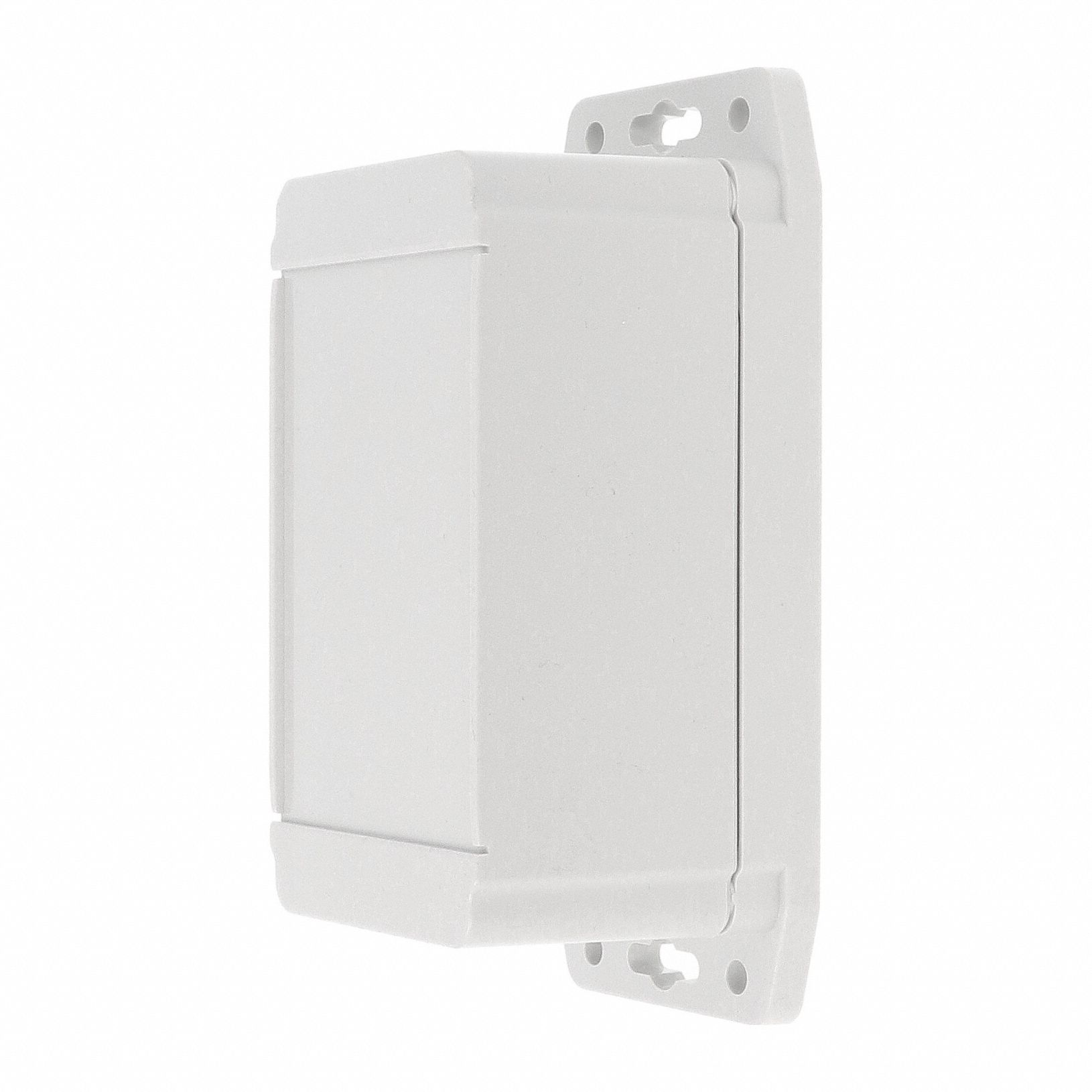 Enclosure: Polycarbonate, 4 in x 2 in x 2 in, NEMA 12/13/4/4X/6/6P, Screw On, Solid Cover