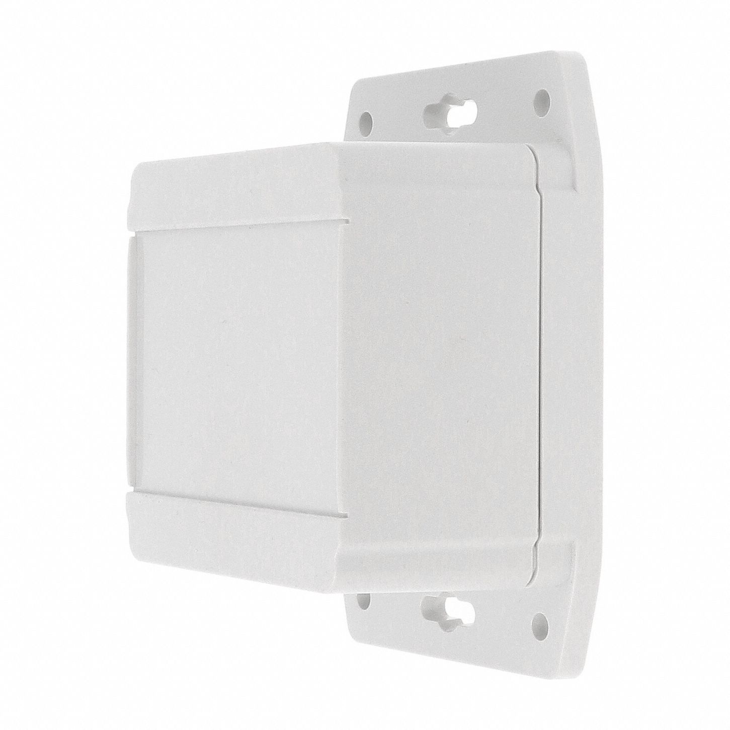 Enclosure: Polycarbonate, 3 in x 3 in x 2 in, NEMA 12/13/4/4X/6/6P, Screw On, Solid Cover