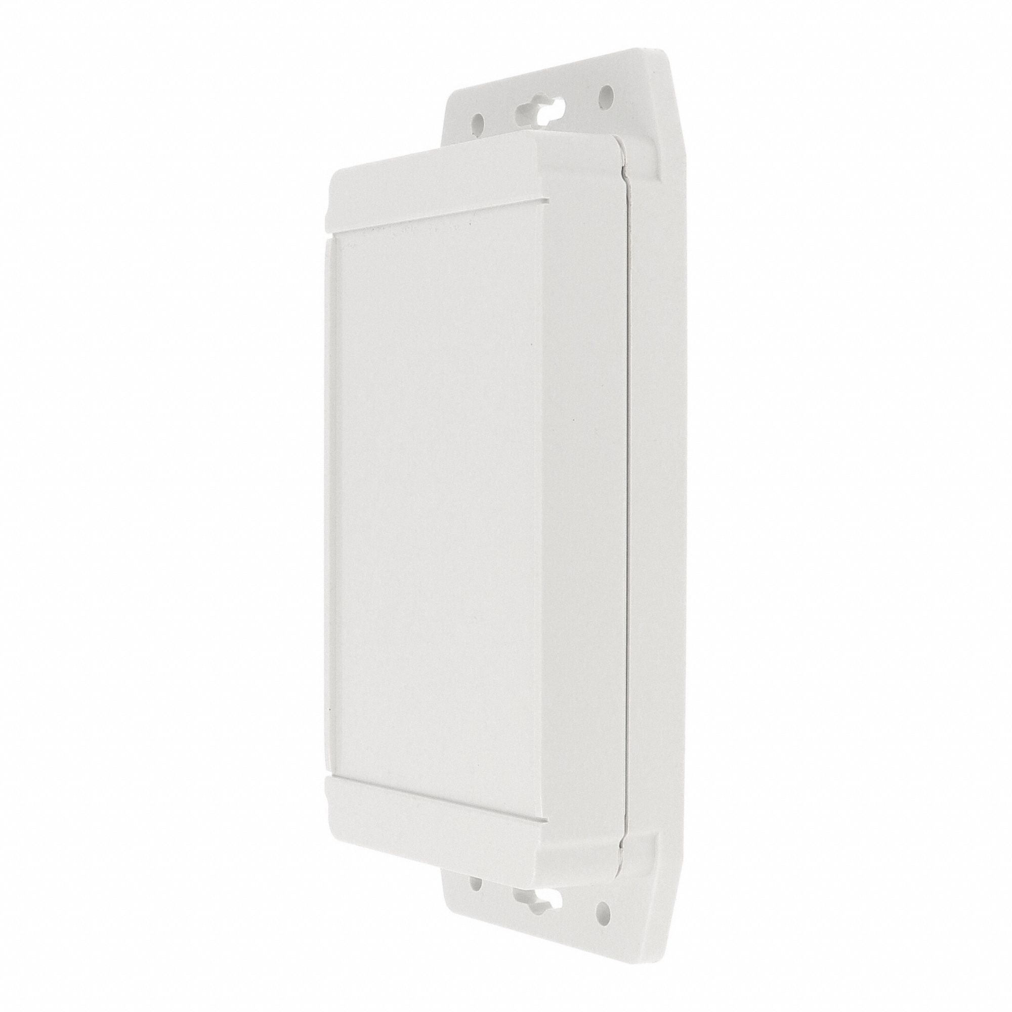 Enclosure: Polycarbonate, 6 in x 3 in x 1 in, NEMA 12/13/4/4X/6/6P, Screw On, Solid Cover