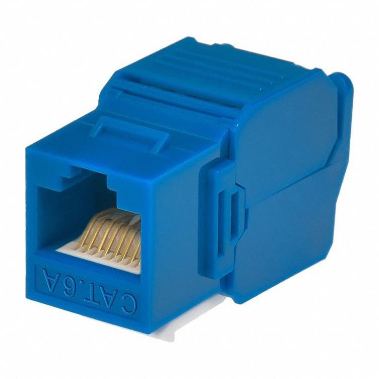 Networking Keystone: Connector RJ45, 6A Cable Category, Std